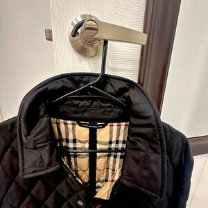 Blueberry black quilted jacket/coat